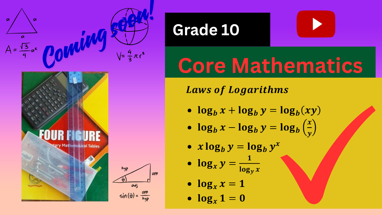 Grade 10 Core Mathematics.
